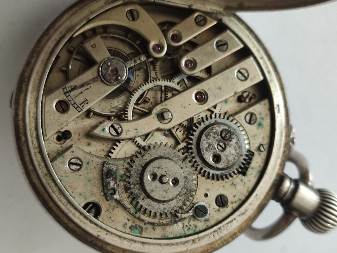 Часы H. Moser , карманные , серебряные