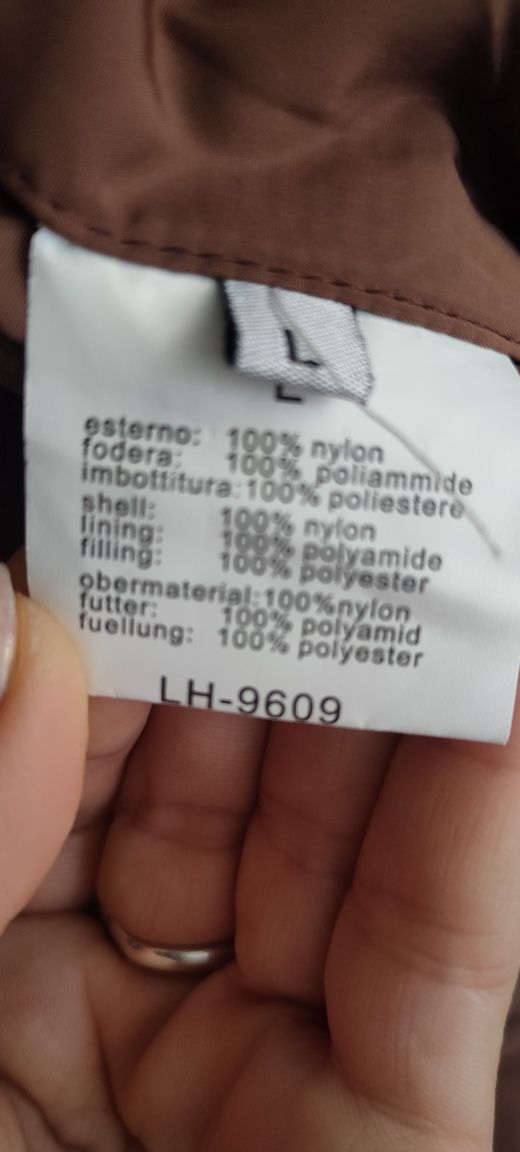 Kurtka zimowa damska dwustronna długa ciepła