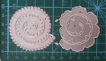 216. Wykrojniki kwiaty scrapbooking