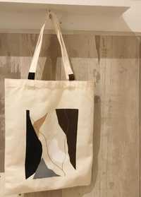 Prático Tote pintado