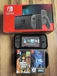 Nintendo Switch V2  / gry / karta