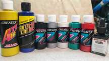 Tintas Createx - Airbrushing