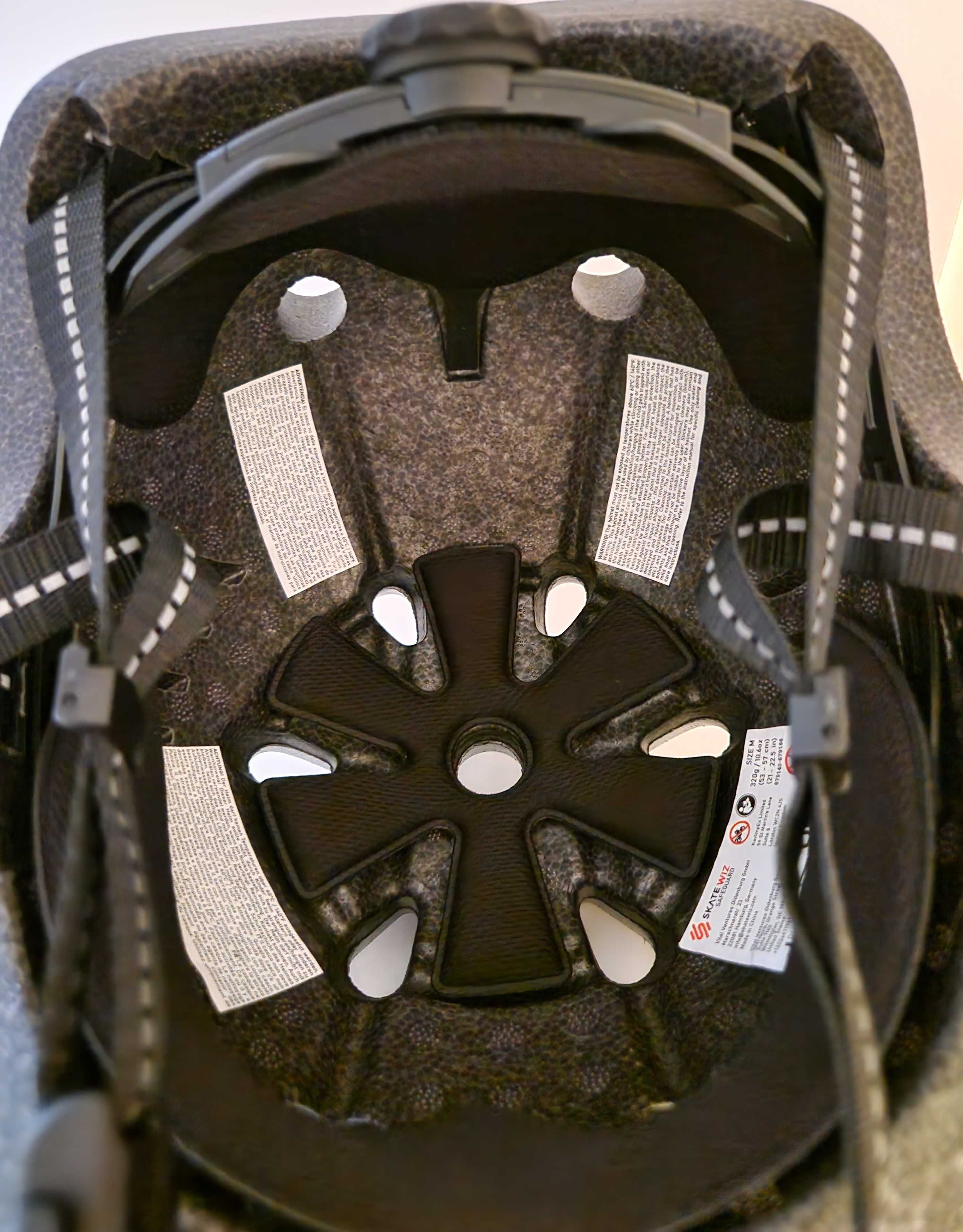 SKATEWIZ Kask rowerowy dla dzieci i młodzieży 53-57 cm