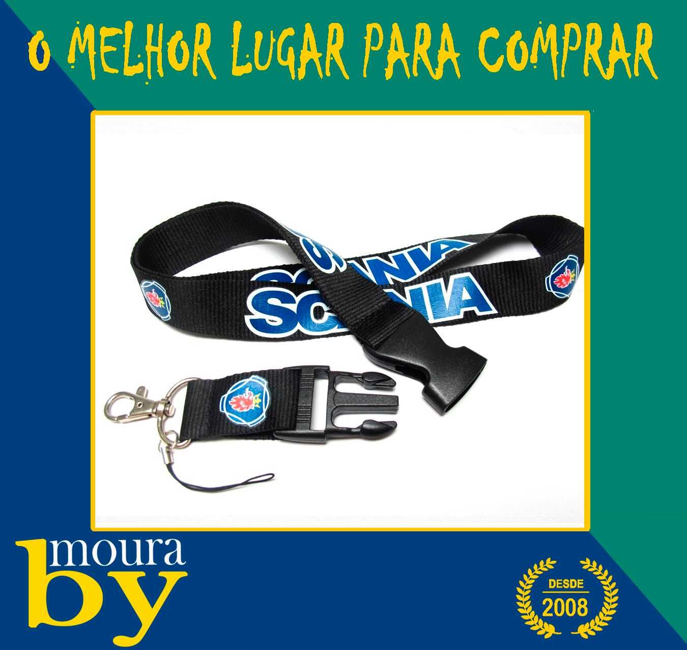 Fita de Pescoço ou Bolsas de comando Scania Lanyard