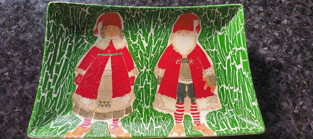 Prato natal técnica do guardanapo