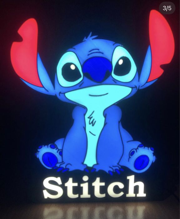 Candeeiro stitch personalizada