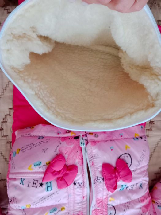 Зимовий комбінезон, конверт від народження до 1,5року