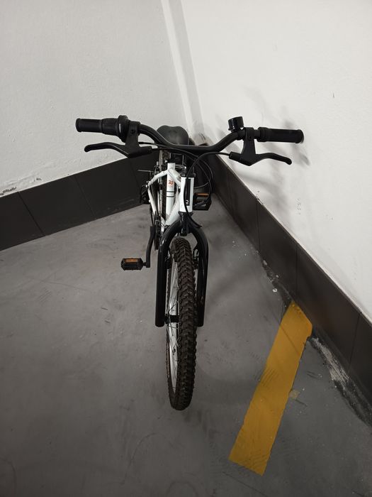 Bicicleta Branca Rockrider tamanho M