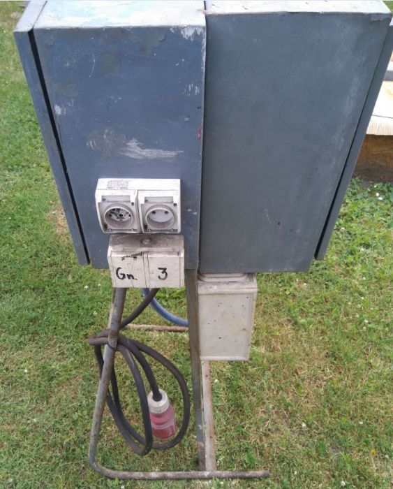 skrzynka elektryczna rozdzielnia budowlana