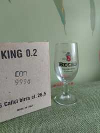 Бокали для пива Beck's 0.2 ml, Holsten 0.3 ml, Пивные бокалы
