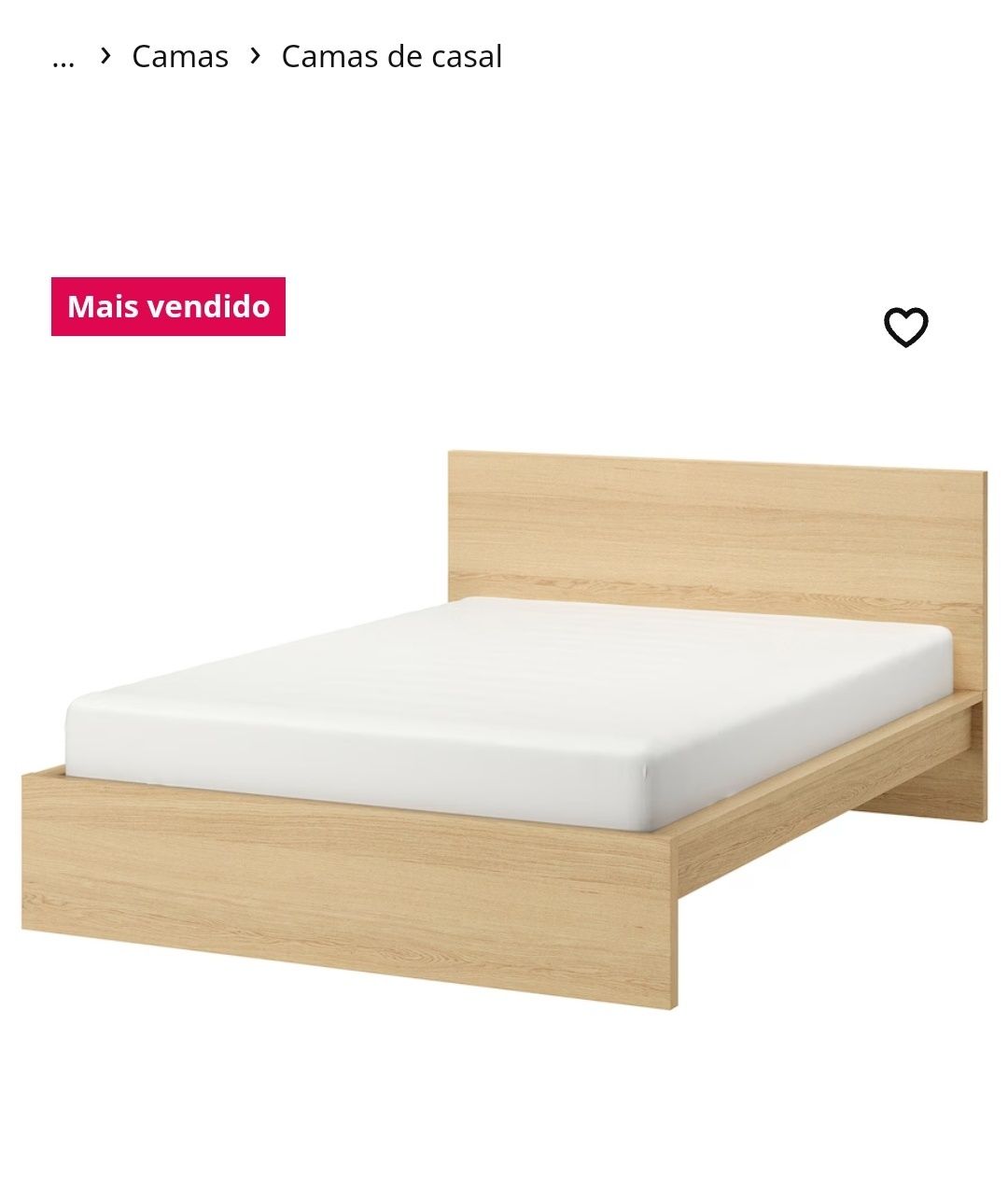 Cama IKEA Malm 140x200