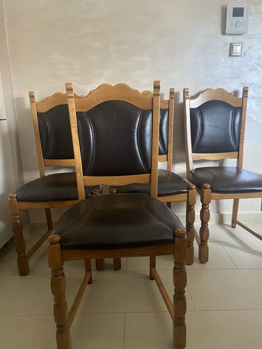 Drewniane krzesła 4 sztuki