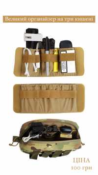 Модульні органайзери із кріпленням на велкро панель для сумок