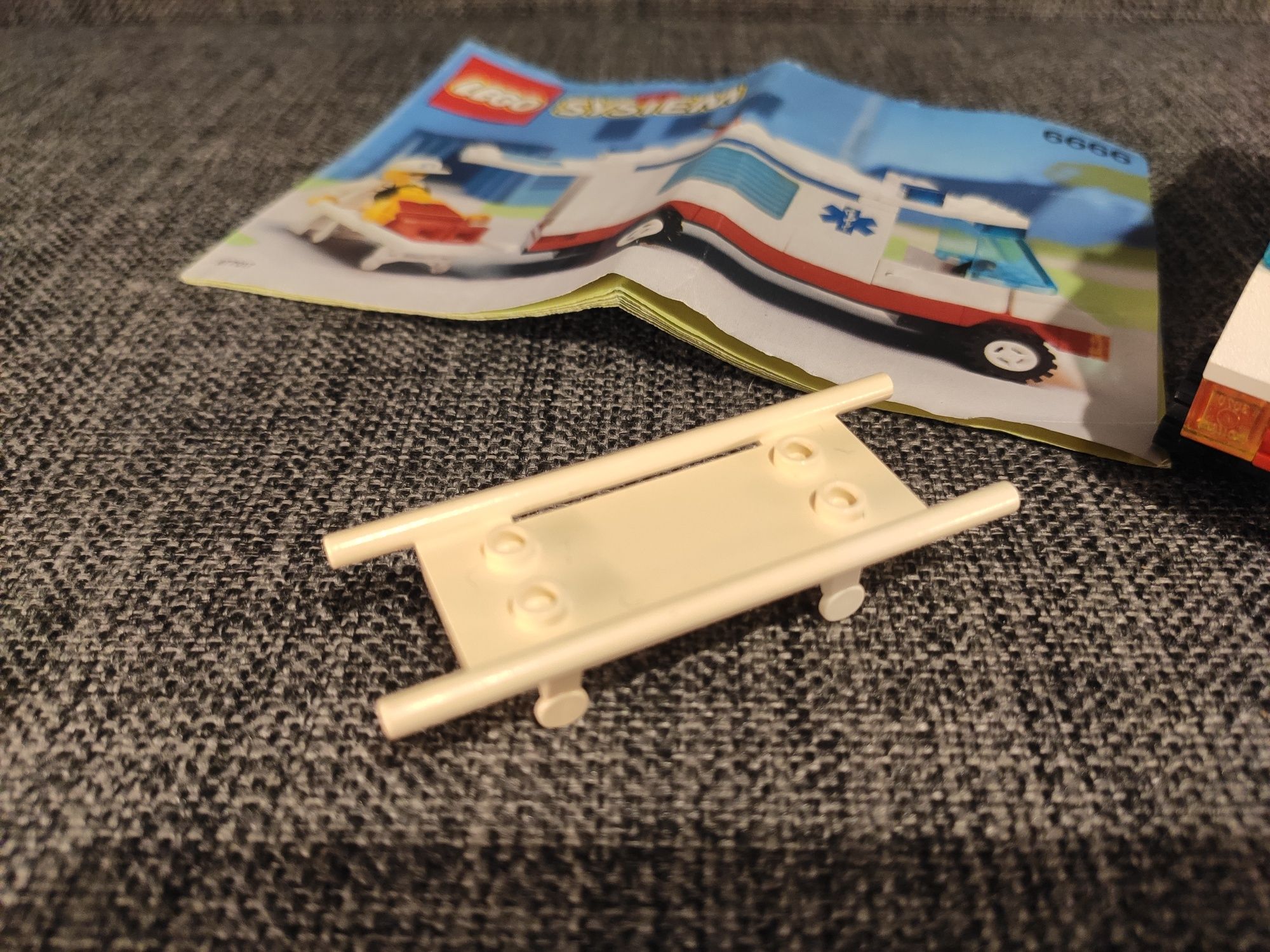 Lego 6666 system karetka ambulans Ambulance szpital