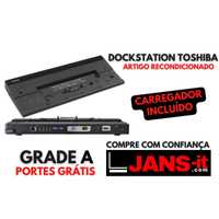 Dockstation Toshiba Port Replicator III com carregador e Garantia