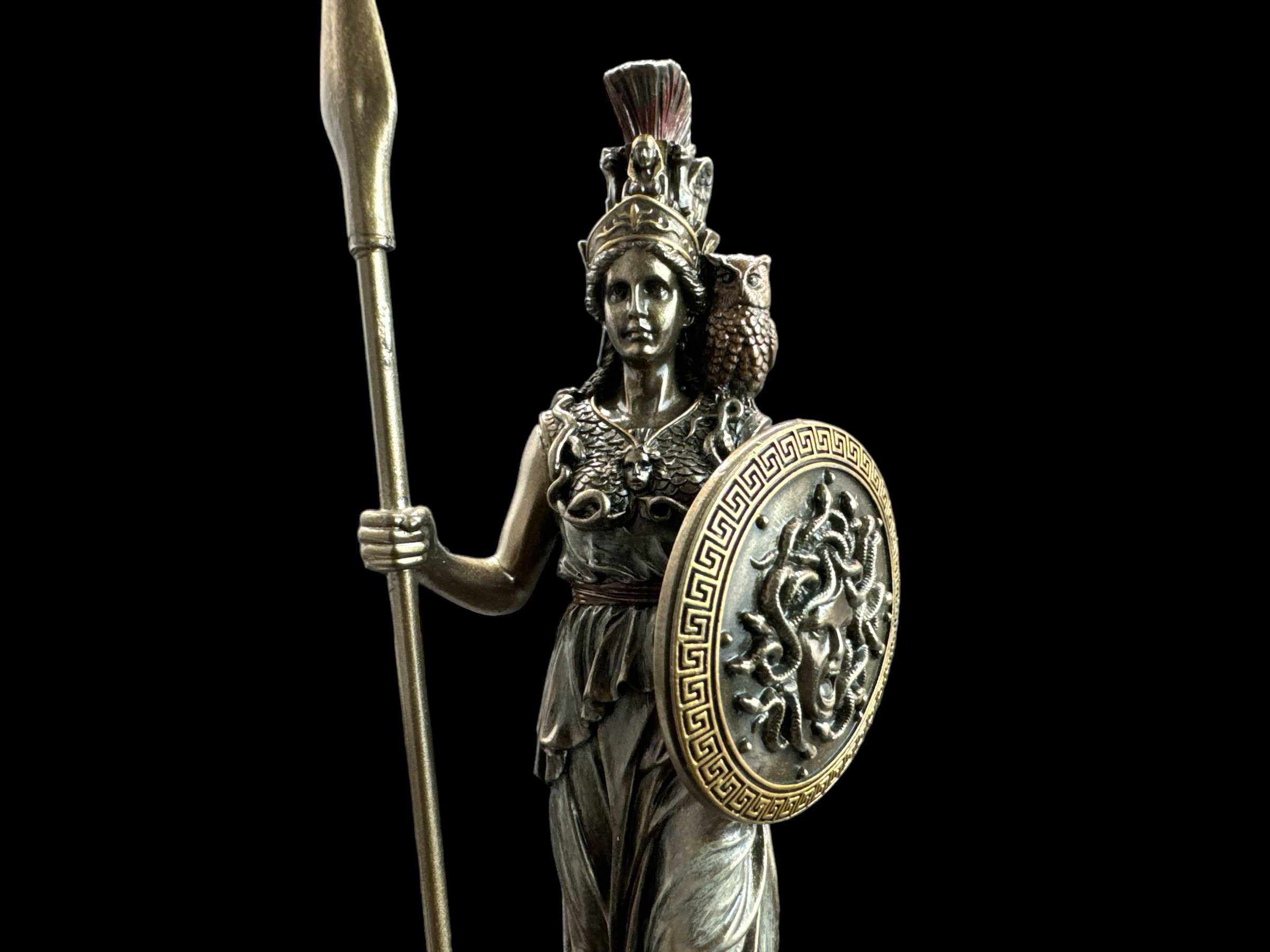 Figurka Rzeźba Statuetka Grecka Bogini Mądrości Atena WU78101A4