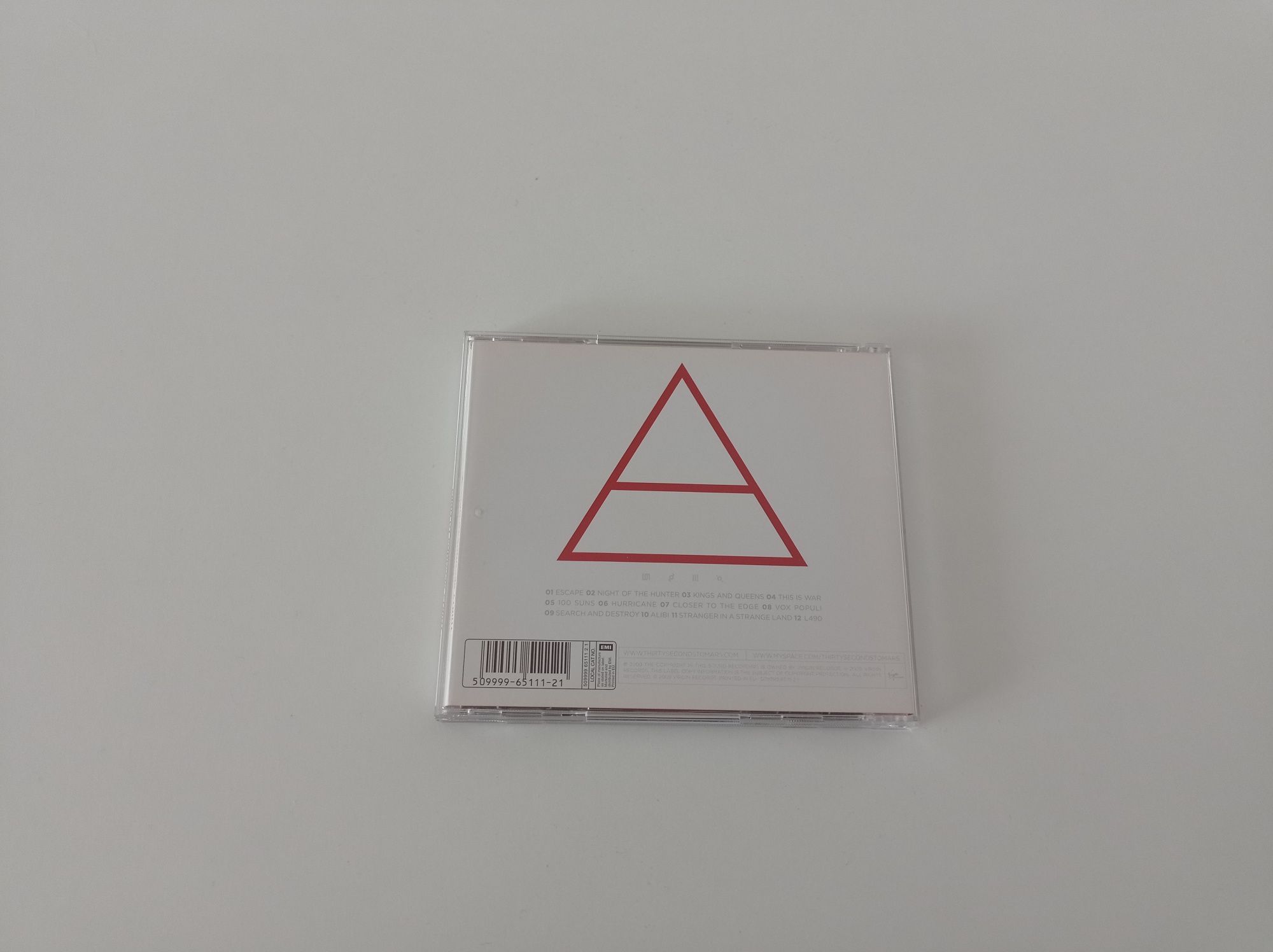 Thirty Seconds to Mars, This is War, płyta CD