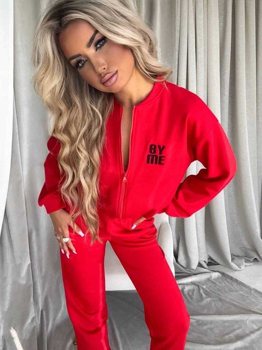 By me bluza bomberka mimi czerwona XS S