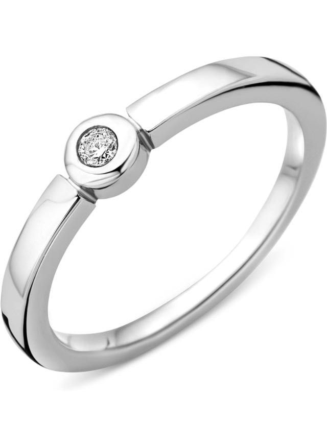 Miore, srebrny pierścionek z z próba 925