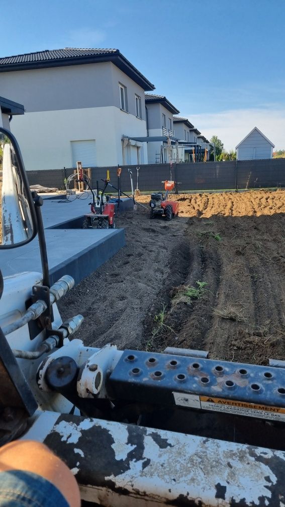 Ogrody trawniki prace ziemne
