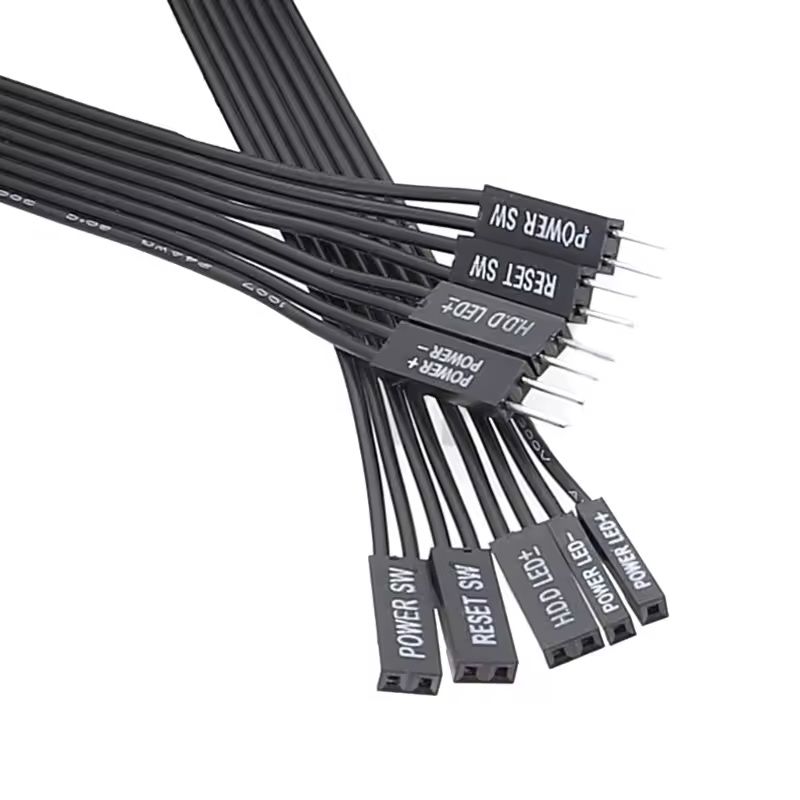 Power SW, Reset SW, Power LED, HDD LED