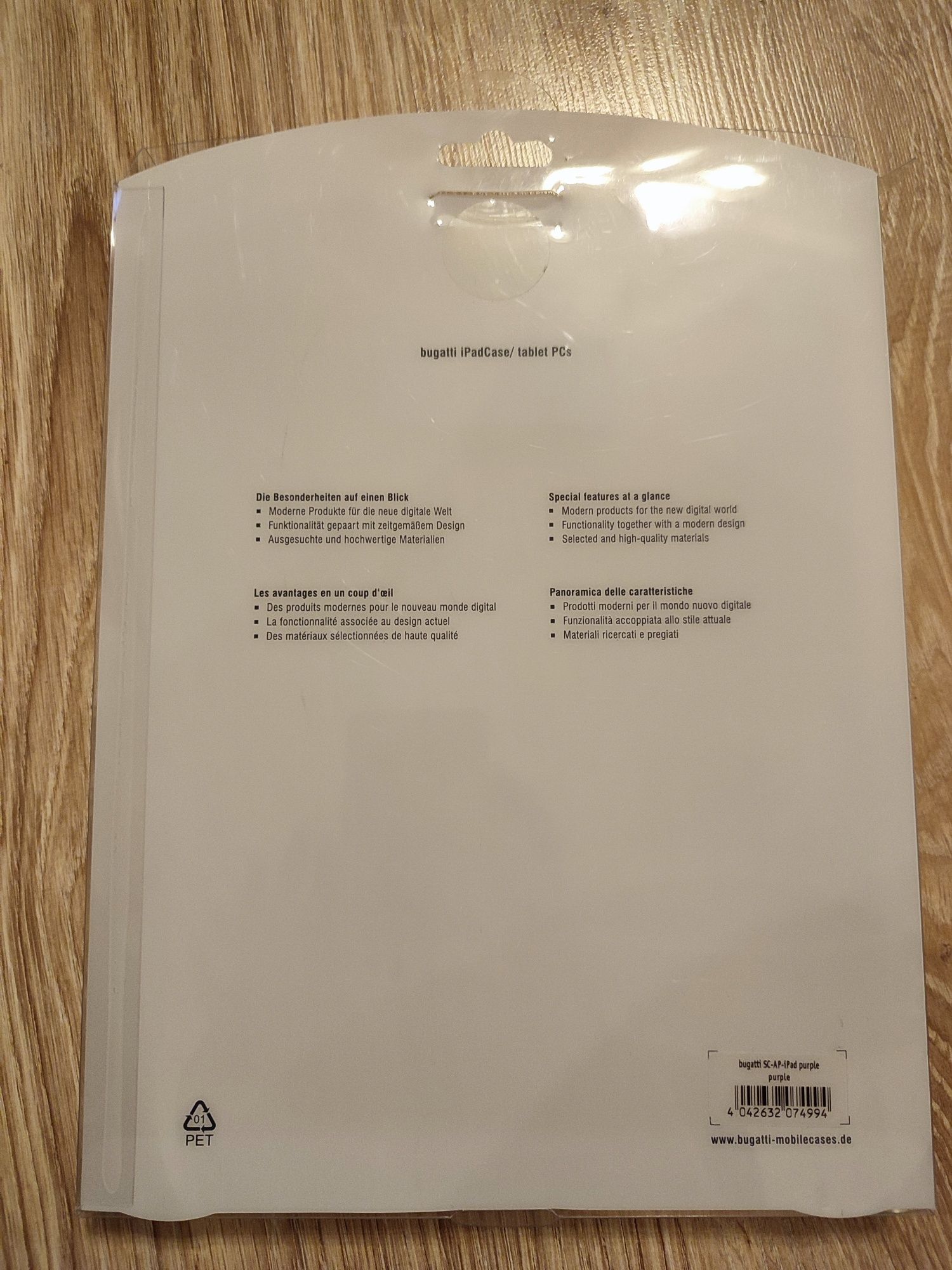 Etui na tablet Bugatti fioletowe