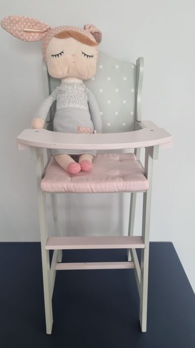 Krzesełko do karmienia lalek zabawka