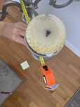Candelabro em folha de prata