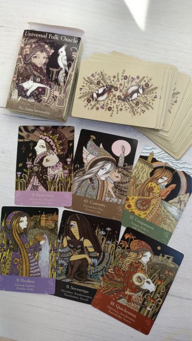 Карты таро оракул tarot oracle pagan cats ukrainian eldritch николетта