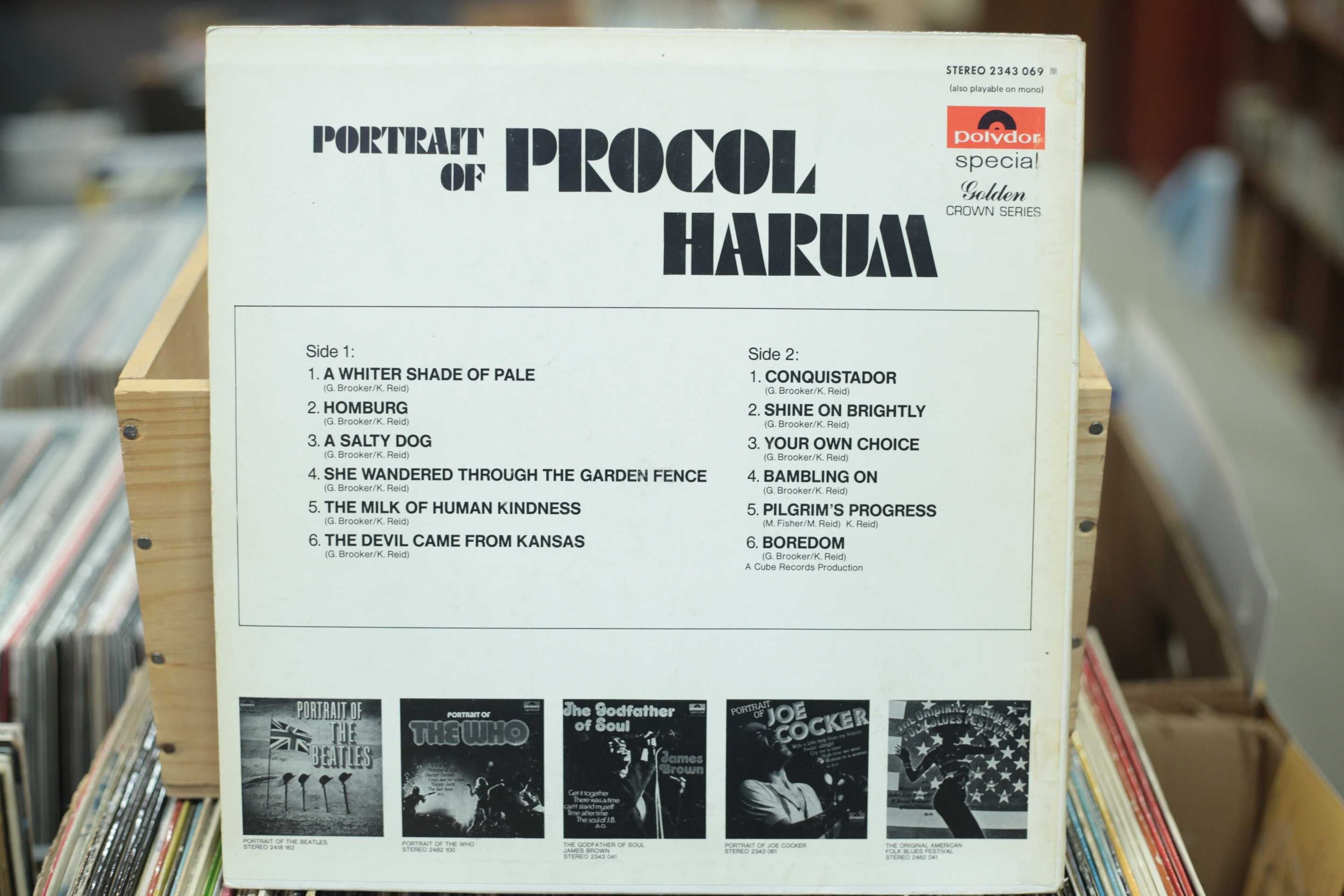 LP winyl PROCOL HARUM Portrait Of EX-