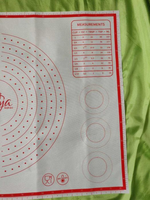 Силіконовий коврик для тіста 45 / 26 см