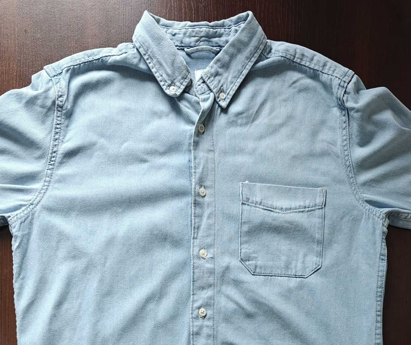 Zara | Koszula bawełniana niebieska