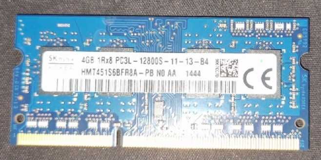 Pamięć ram 4GB DDR3 SODIMM PC3L 12800S 1600MHz