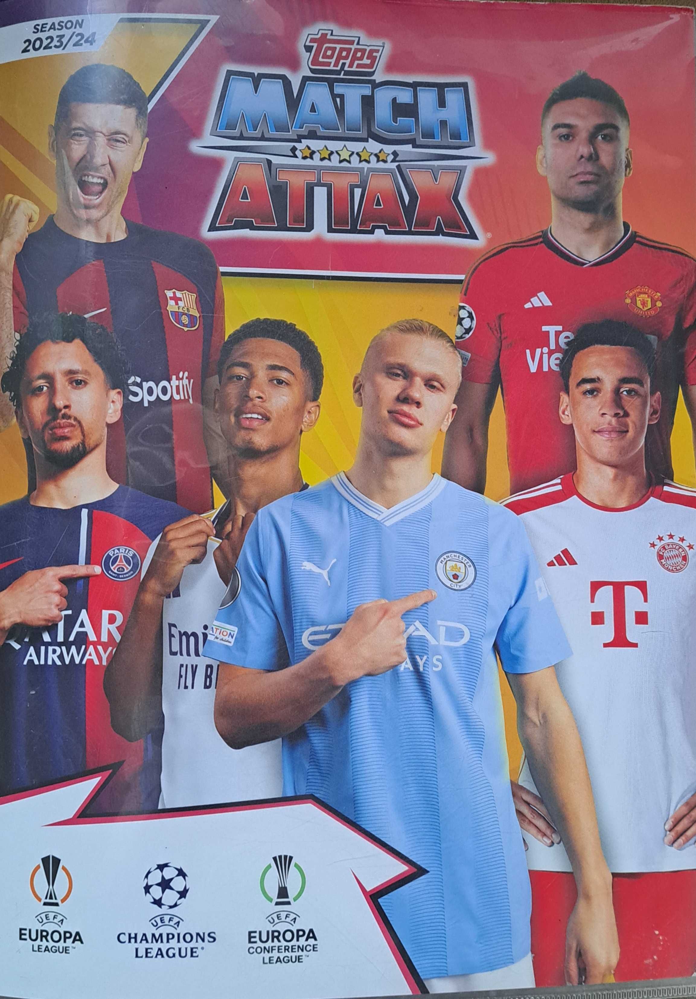 Karty Match Attax - Manchester City 20 sztuk plus gratisy
