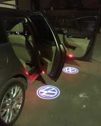 Подсветка с логотипом Volkswagen  Фольцваген Проектор для дверей