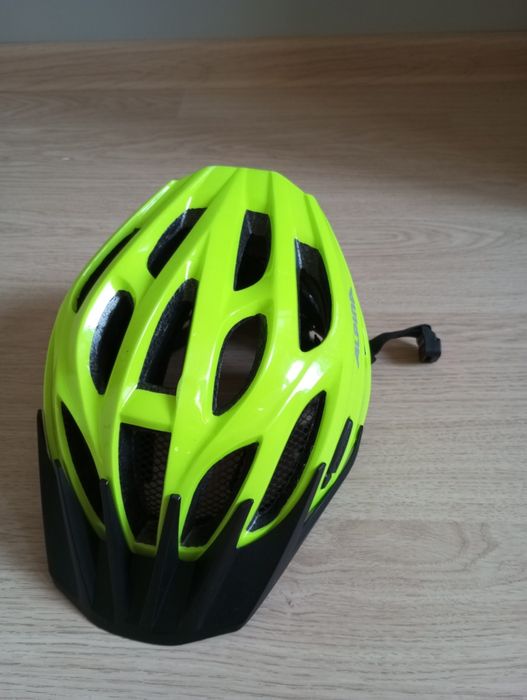 Kask rowerowy Alpina 50-55, dziecięcy, lampka z tyłu, bdb