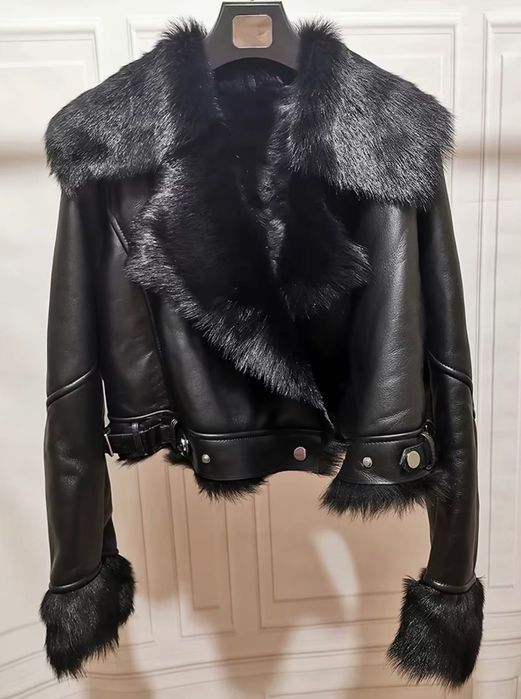 Куртка из искусственной кожи