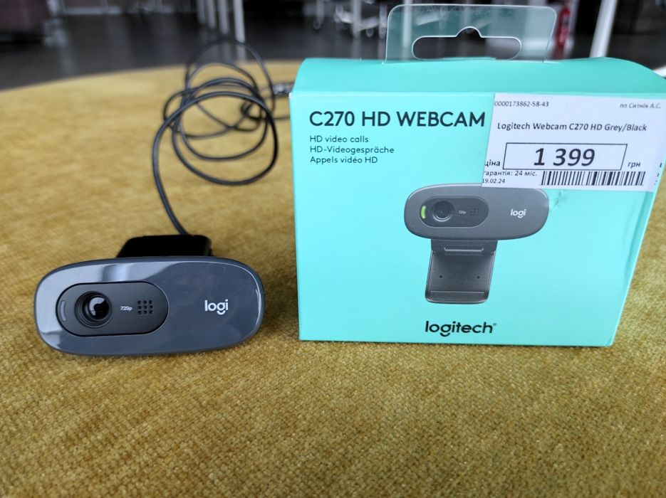 Веб-камера Logitech WebCam C270 HD