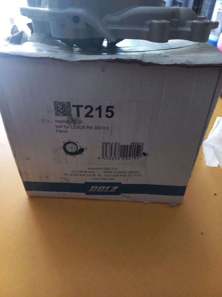 Помпа водяна Камри
TOYOTA CAMRY (ACV/GSV40) 3.0I V6
TO