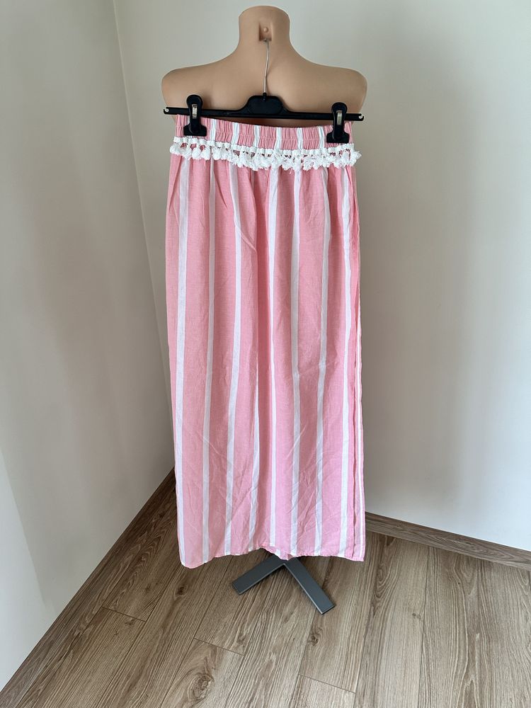 Spódnica na plażę z frędzlami Asos