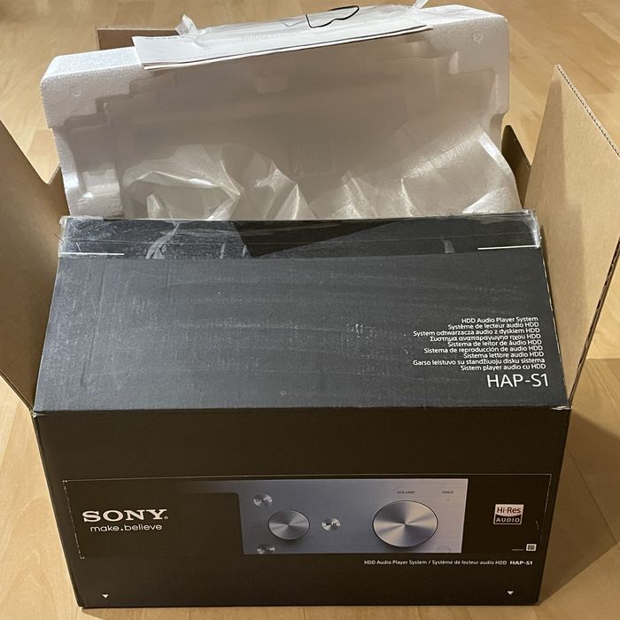 SONY HAP-S1 - odtwarzacz plików/sieciowy ze wzmacniaczem, 500GB HDD
