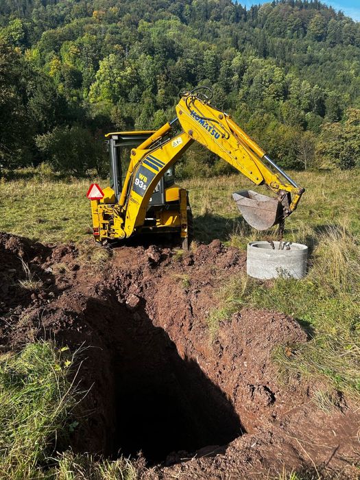 Usługi koparko-ładowarka i minikoparka wynajem