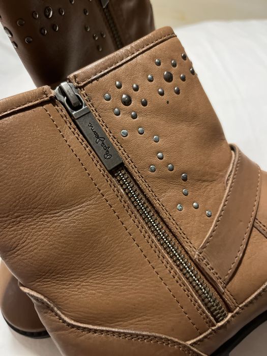 Botas em pele pepe jeans