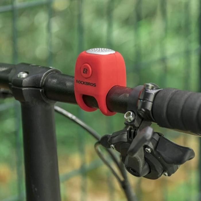 Dzwonek do roweru elektryczny ROCKBROS Czerwony 3 różne sygnały