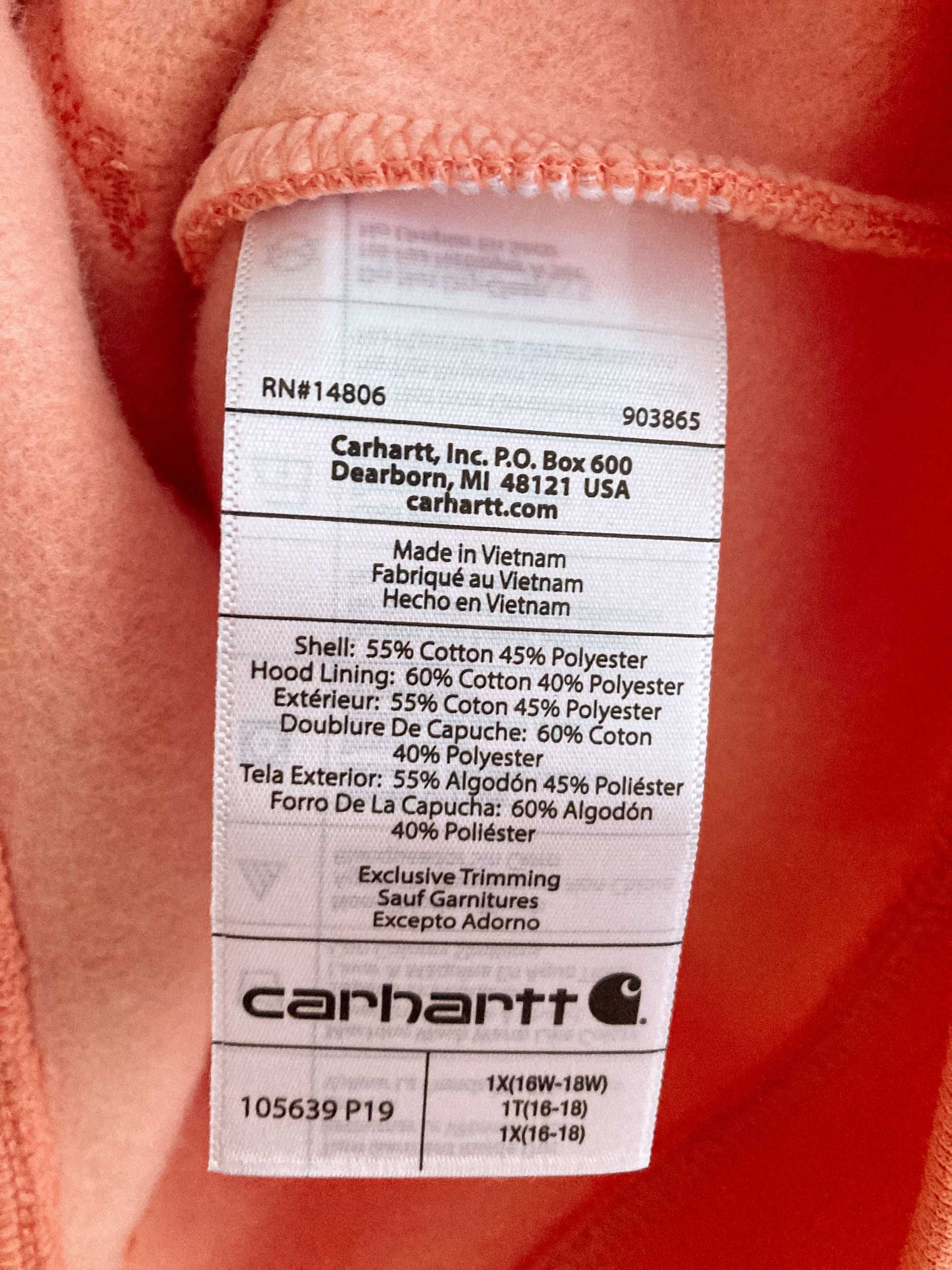 Теплый худи / Carhartt / XL (Relaxed Fit)