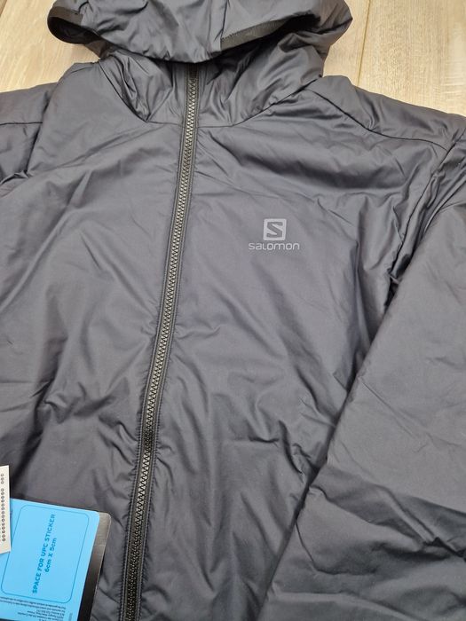 Чоловіча утеплена куртка з капюшоном salomon