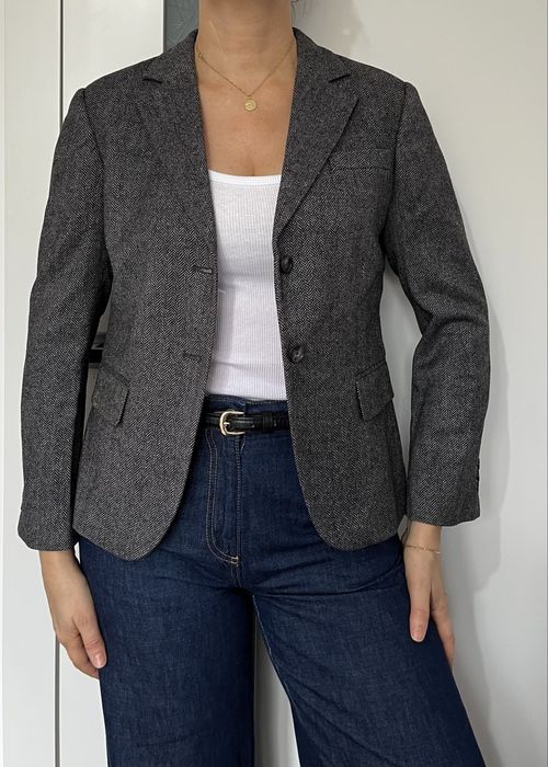 Gant wełniana tweedowa marynarka