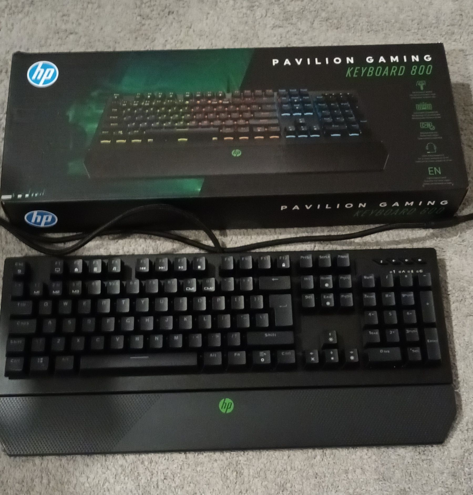 Teclado gamer mecanico hp pavilion 800