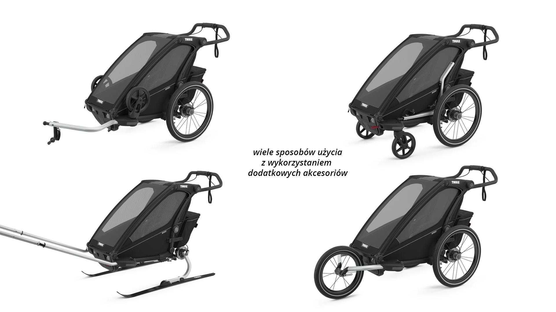 Thule Chariot Sport1 SpeYellow przyczepka rowerowa