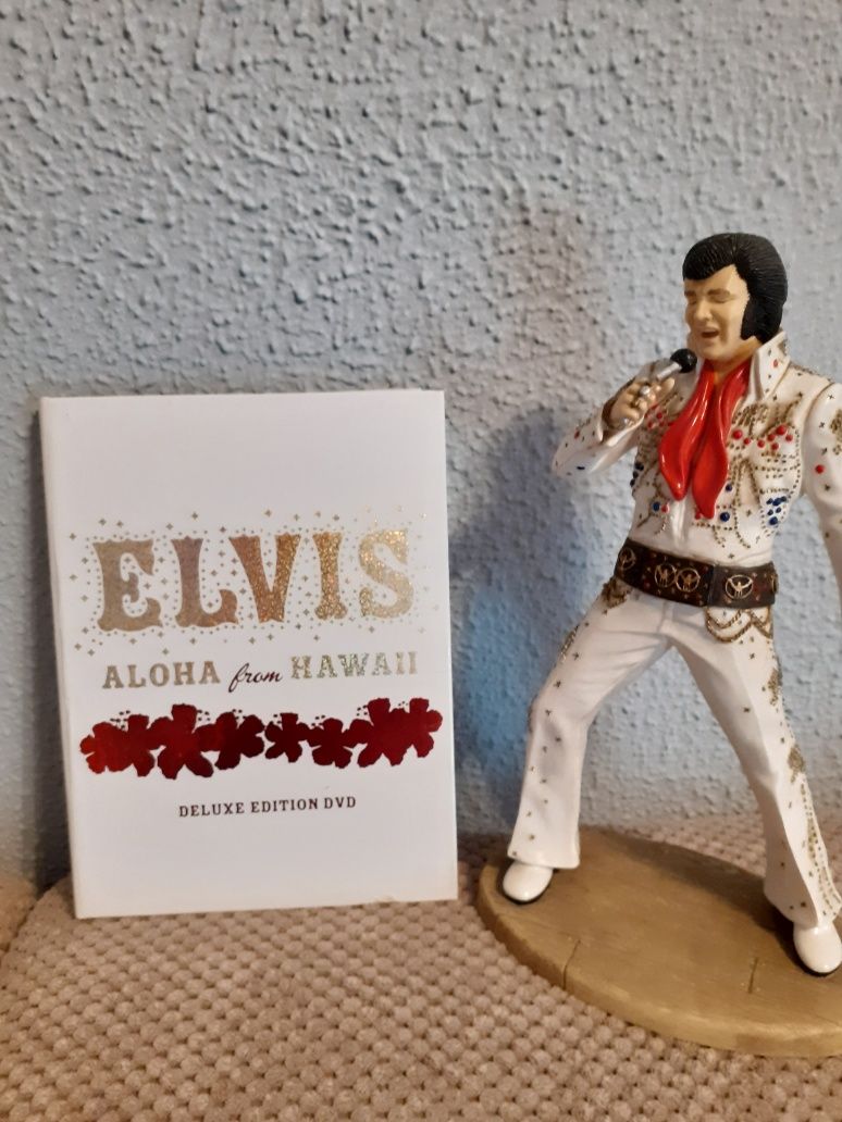 Elvis Presley de 25cm mais dvd duplo